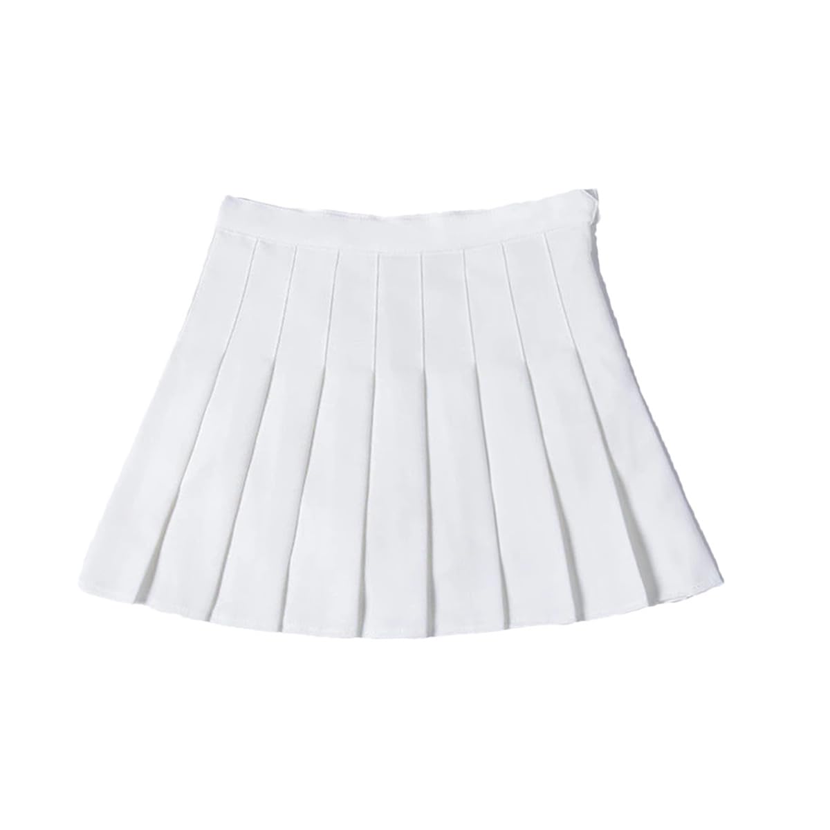 Gonna A Vita Alta Gonna Corta Estiva A Trapezio da Donna A Pieghe alla Moda Coreana