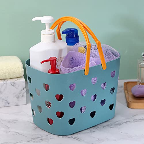 3 Stks Badkamer Opbergmanden Hart Holle Shampoo Fruit Organizers Badbenodigdheden voor Winkelen Badkamer (Verschillende Kleur) - Image 4