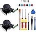 2PCS 3D Joysticks Analógicos de Reemplazo para Nintendo Switch Joycon Joystick,incluye Tri-Wing,Destornillador de cruz, 6 Tapas Empuñadura de Pulgar,1 Cepillo