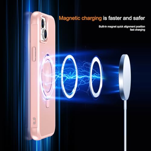 CHAOFEnG Magnetic Compatible with iPhone 15 Plus Case, Pink by CHAOFEnG - Image 3