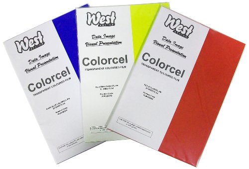 Transparents Rouge A3 pochette plastique rangement document couleur intercalaire