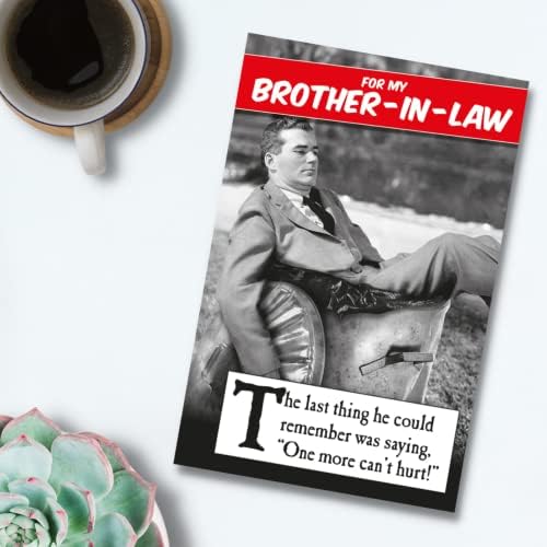 Brother-In-Law Birthday Card, Funny Birthday Card For Brother-In-Law, One More, Brother In Law, Greetings Birthday Card, Birthday Card For Brother-In-Law