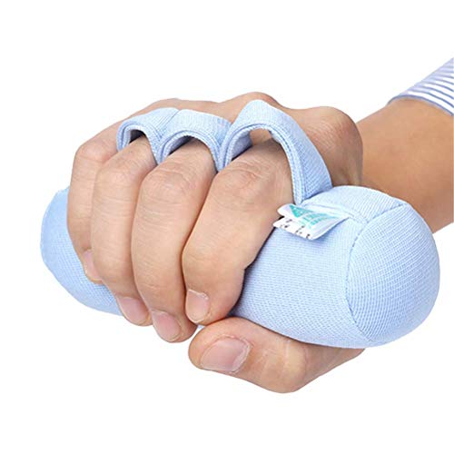 Palm Protector with Finger Separators,Hand Contracture Orthosis,Soft Palm Cushions for Finger Contractures Prevention,Fit Right or Left Hand