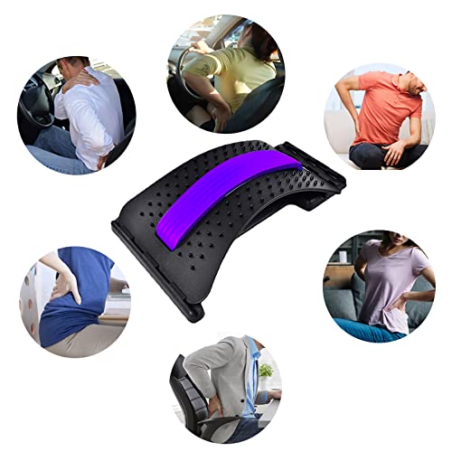 Suporte Lombar Alongador Alivio de Dores de Coluna (Roxo)