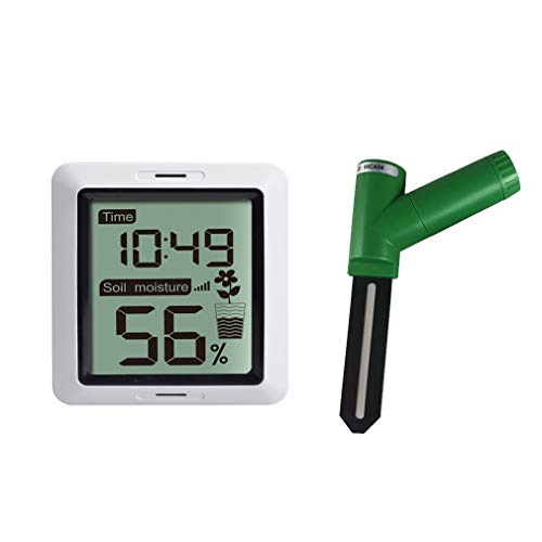 Cimoto WH0291 Soil Moisture Tester Plant Soil Moisture Sensor Meter with Digital LCD Display for Garden Lawn Potted Plant Care Indoor