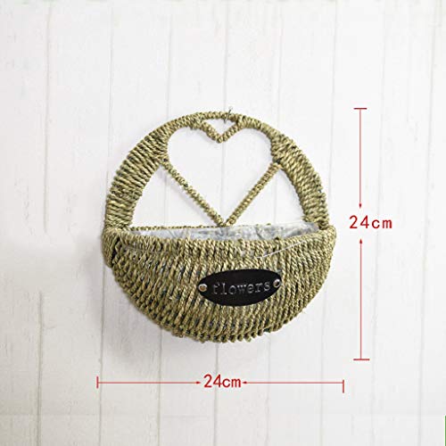 Paniers suspendus tenture pot de fleurs mural 24cm pour maison - 3