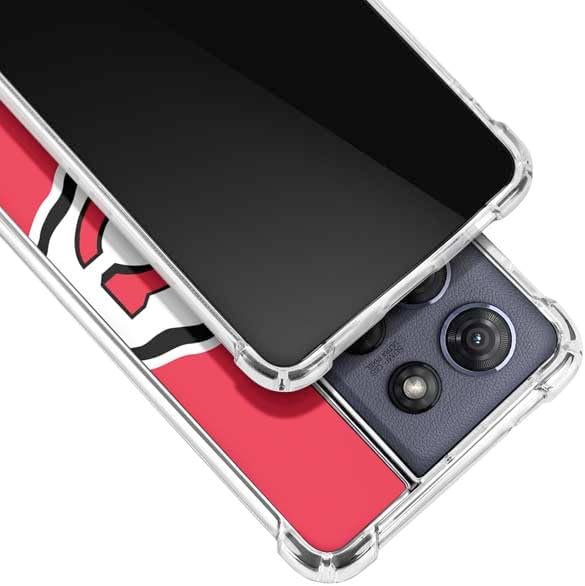 Skinit Clear Phone Case Compatible with Moto G 5G (2025) - Officially Licensed NFL Kansas City Chiefs Large Logo Design