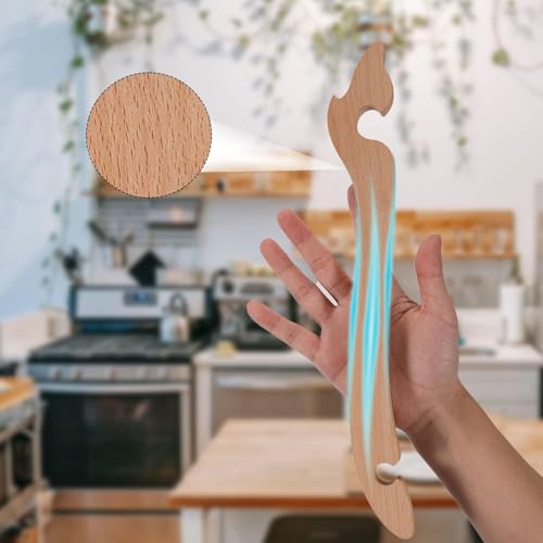 Wooden Oven Rack Puller, Practical Oven Puller Stick Oven Puller Pusher Tool For Toaster Oven Air Fryer Prevent Burns Baking Kitchen AppliancesDurability - Image 3