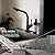 STiLWERK 3 in 1 Kitchen Sink Faucet KRP2258LF-Z, 3 Way Kitchen Faucet, Cold and Hot Water Mixer Kitchen Tap, Brass Drinking Water Faucet, 360° Swivel, Lead-Free, Black