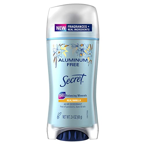 Secret Aluminum Free Deodorant for Women, Rose, 2.4 oz