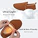 Scurtain Unisex Kids Slippers Toddler Slippers Boys Girls House Shos Kids Shoes Brown Size 1-1.5