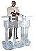 Kingdom 3 Tier Acrylic Lectern or Podium with 6 Column Base and a Wide Middle Shelf with Plenty of Space for Your Presentation Needs - Clear (Plain/Non-Personalized)