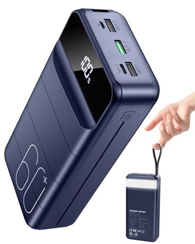 Nuxgal Power 60000mAh high-Capacity Fast-Charging Power...