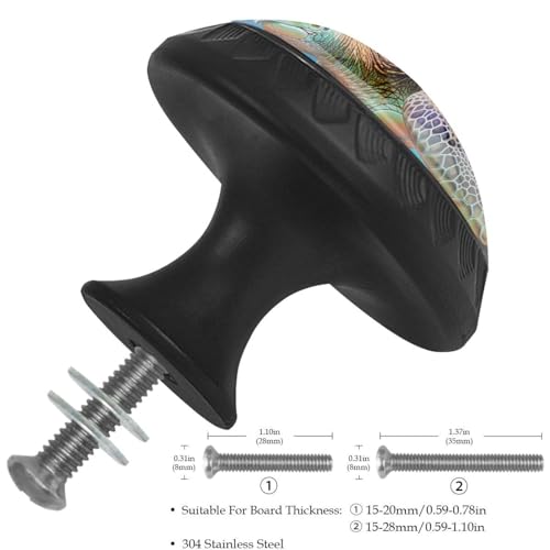 Boutons de tiroir ronds en verre Seaworld pour relooker facilement un meuble terne - 4