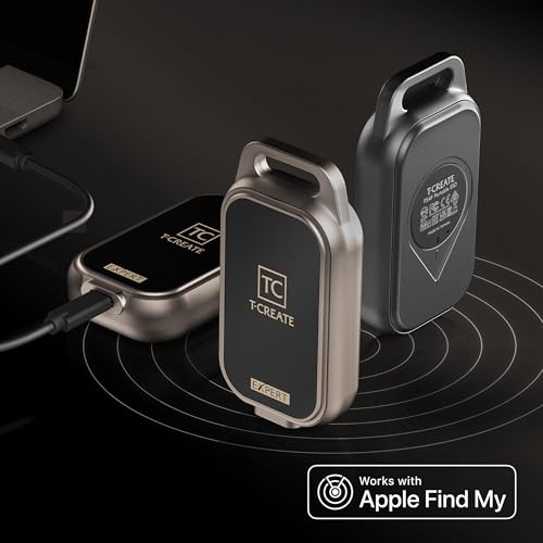 Image of TEAMGROUP T-Create Expert P34F 512GB Portable External SSD World's First with Apple Find My Positioning & Searching Ultra-Fast 1,000MB /s Patent M663508 TPSEGE512G0C136
