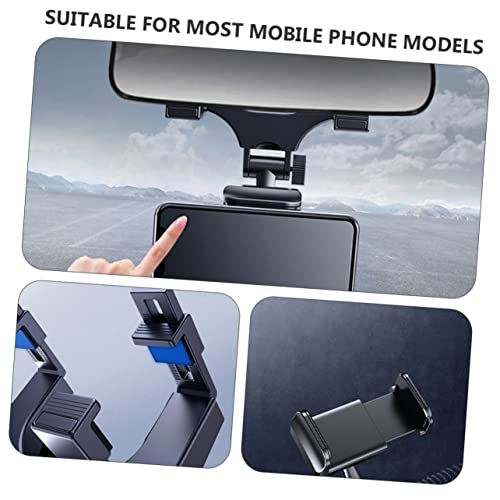 CIYODO 1 peça de montagem para veículo espelho preto com suporte ajustável para carro, caminhão, sup