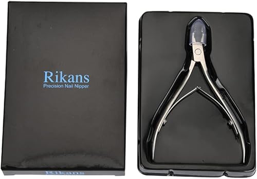 Miniatura 2 de Rikans Cortacutículas profesional para uñas – Herramienta afilada para cortar cutículas – Cortacutículas de acero inoxidable duradero para adultos –