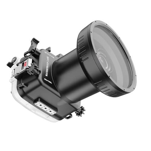 Ficha técnica Funda impermeable subacuática para cámara Fujifilm X-S20 IPX8 de 132 pies 40 m funda de buceo con vidrio antirreflejos y completa X-S20 16-55 mm FL100 - Fernando Cortés