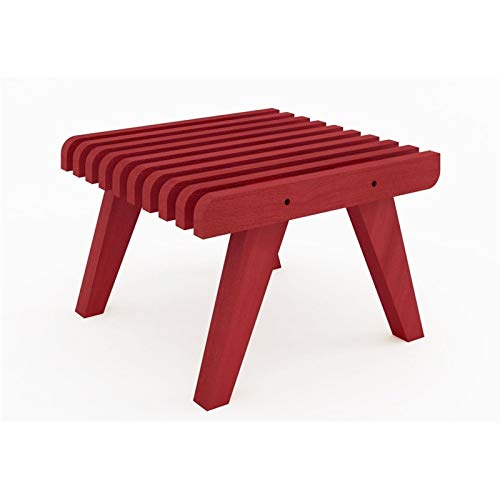 Mesa de Apoio para Espreguiçadeira Eclipse Stain Vermelho - Mão e Formão