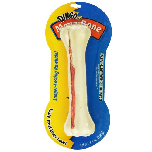 Dingo Mega Bone Rawhide Chew For Large Dogs, 5.6-Ounce - 98025
