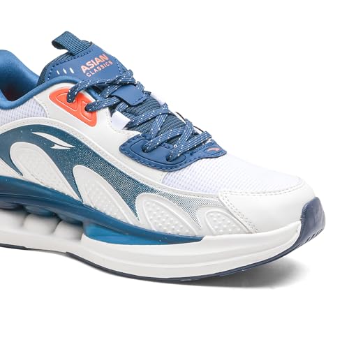 Image of ASIAN Powerkick-08 Men's Running & Sports Shoes | Air-Tech Cushion Sole for Shock Absorption | Lightweight, Durable & Stylish Sneakers for Gym & Training