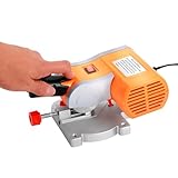 Mini Kappsäge & Gehrungssäge 90W | Kleine Tischkreissäge mit 7800 U/min für Holz & Metall | Tischsäge Klein mit Winkeleinstellung 0-45° und Klemme