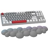 Gaming Keyboard Wrist Rest Pad,Memory Foam Keyboard Palm Rest, Ergonomic Hand Rest,Wrist Rest for Computer Keyboard,Laptop,Mac,Lightweight for Easy Typing Pain Relief-Gray