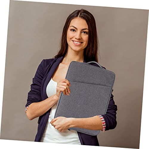 Funda para laptop TEHAUX en poliéster gris miniatura 5
