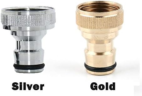 SUPERTOOL Metal Hose Adapter Kitchen Tap Adapter Garden Tap Connector Fittings Golden Male 1/2" for Hose Pipe Copper Tube(1Pcs) - Image 4