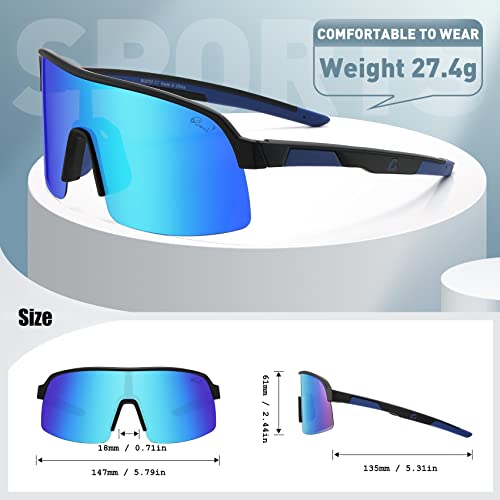 Bevi Sports Sunglasses Polarized Lens with TR90 Frame for Men Women Outdoor Driving Cycling2