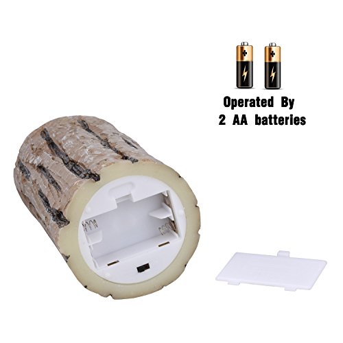 Vinkor Flameless Candles Flickering Candles Decorative Battery Flameless Candle Classic Real Wax Pillar with Dancing LED Flame & 10-Key Remote Control 2/4/6/ 8 Hours Timers (Birch Effect) - Thumbnail 7