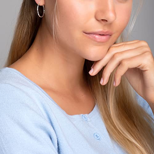 Silpada 'Endless Twists' Hoop Earrings In Sterling Silver #TOP23