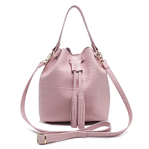 Bolsa Saquinho Pequena de Lado Com Alça Transversal Removível (Rosa)