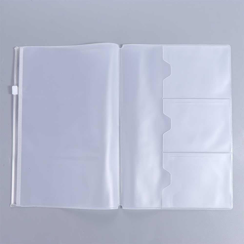 PVC Zipper Bag for Travelers Notebook, Journal Planner Accessory Card Holder, Stationery Journal Planner Card Holder ﻿(210x110mm)