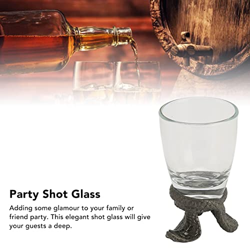Copos de vidro para estátua de cobra Copos de vinho, copos de vidro divertidos e inovadores para bar