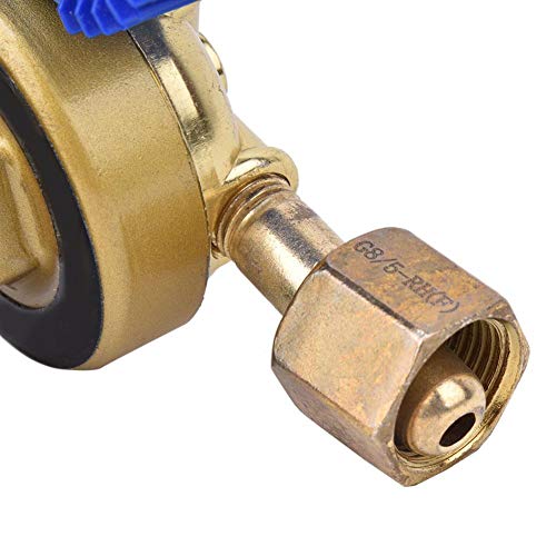 0.4-25MPa Regulador de oxigênio Redutor de pressão de gás Medidor de calibre de gás de solda de flux