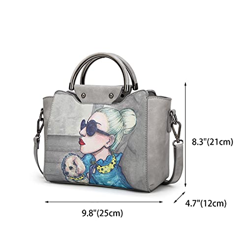 BUKESIYI Donna Borse a Tracoll Borsa a Mano