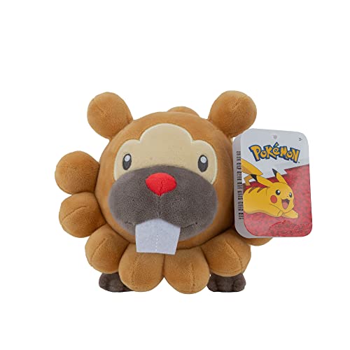 Pokémon Plüsch Bidiza 20 Cm – Offizielles Kuscheliges Plüschtier, Superweich, Perfekt Zum Sammeln Und Mitnehmen