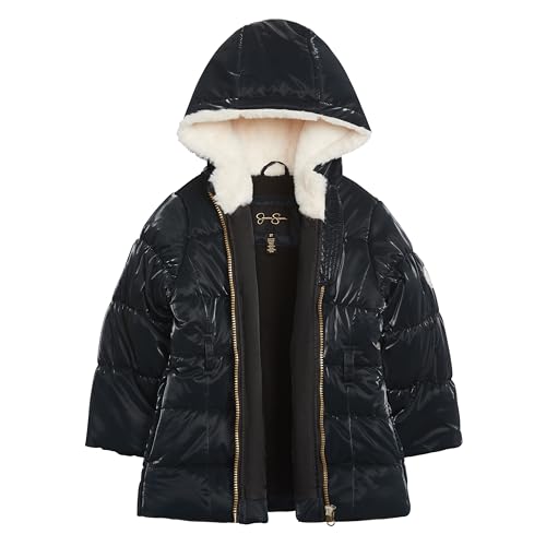 Jessica Simpson Girls' Hooded Winter Parka Heavyweight Coat2