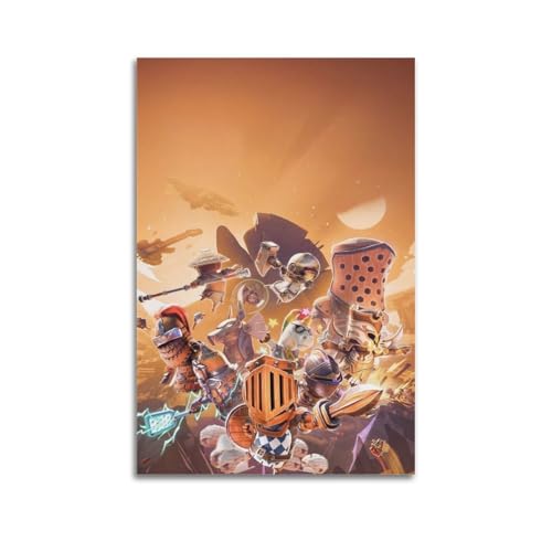 BHBUEWU Póster decorativo de juego de héroe de casco grande, póster de pared e imagen artística moderna para decoración de dormitorio familiar, 20 x 30 pulgadas (50 x 75 cm)