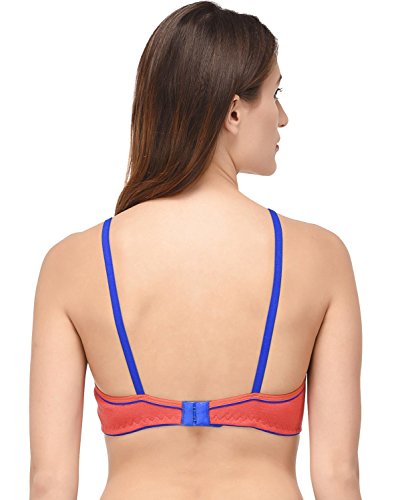 Image of Fabme Women's Cotton Full Cup Non Padded Non Wired Bra