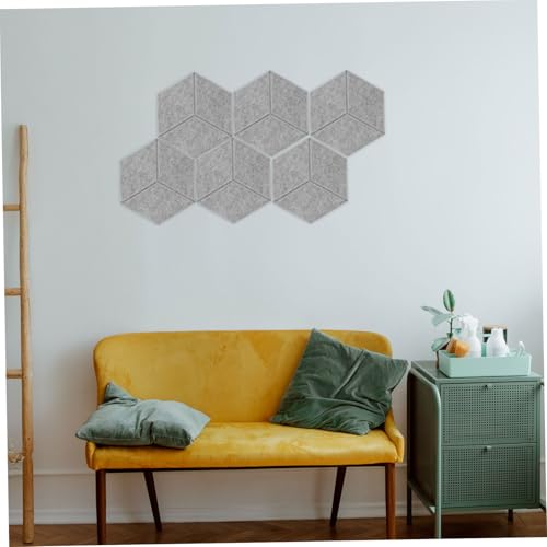 Toddmomy 6pcs Paneles Acústicos para Absorción de Sonido y Reducción de Ruido Paneles Autoadhesivos para Aislamiento Acústico para Estudio Oficina Teatro en Casa y Espacios Ktv miniatura 4
