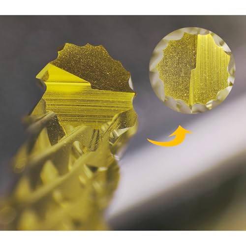Image of Tools 10Pcs 1 /8mm TiN Coating Solid Carbide End Mill Engraving Milling Cutter CNC Router Bits for PCB Machine, 1 /8 inch Shank 1BOX