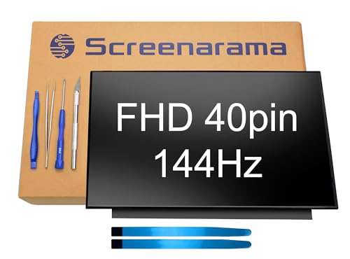 Image of SCREENARAMA Screen Replacement for Acer Nitro 5 AN515-58-5046 AN515-58-525P | 40pin 144Hz FHD Matte IPS 1920x1080 LCD LED Display with Tools and Tape