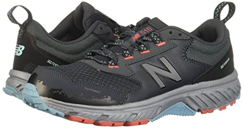 New Balance Women's 510 V5 Trail Running Shoe, Gunmetal/Wax Blue/Wax Blue, 6.5 #TOP7