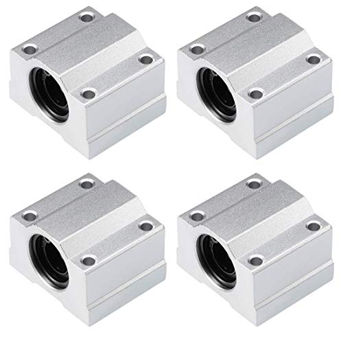 Furiga 3D Printer Slide Block Linear Motion Bearing Ball SCS8UU 8mm Bushing for Anet A8 Prusa i3 4PCS