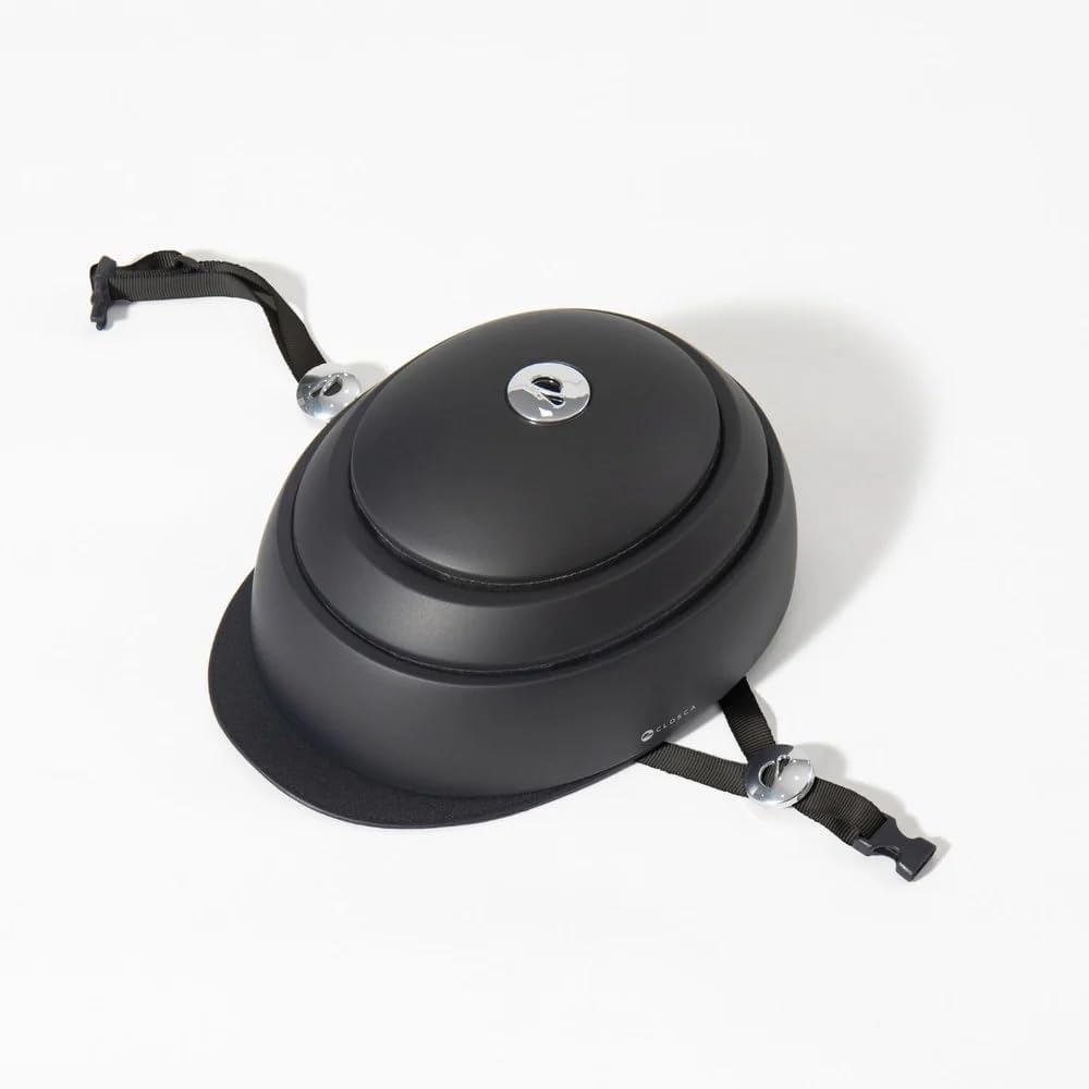 CLOSCA. Folding Helmet. Helmet with Visor. Adult Bicycle Helmet. Bike Helmet and Electric Scooter Helmet. Commuter Helmet. Collapsible Helmet. Helmet for Women and Helmet for Men.