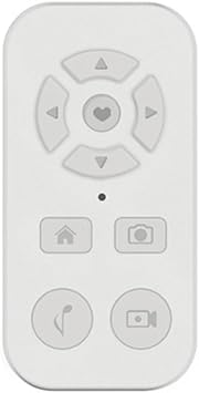 Bluetooth Smart Remote for Mobile Phone Universal Remote Control Selfie Stick Bluetooth Camera Controller White