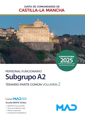 Portada de Personal Funcionario . Junta de Comunidades Castilla-La M