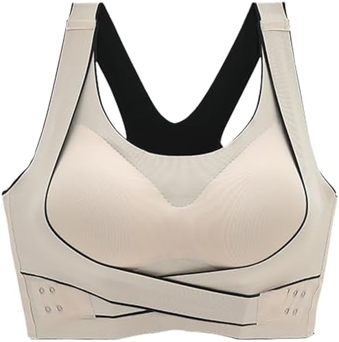 Dress Cici Full Coverage Push Up Bra With Front Pushup Adjustable Hook, Seamless, Longline High Support Sports Bra